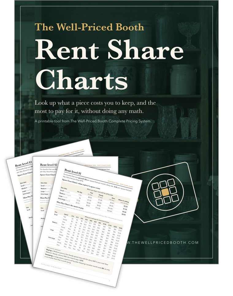 The Rent Share Charts and Max-Pay Charts: its cover with the inside pages fanned in front